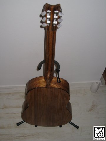 Zebrawood classical guitar 26